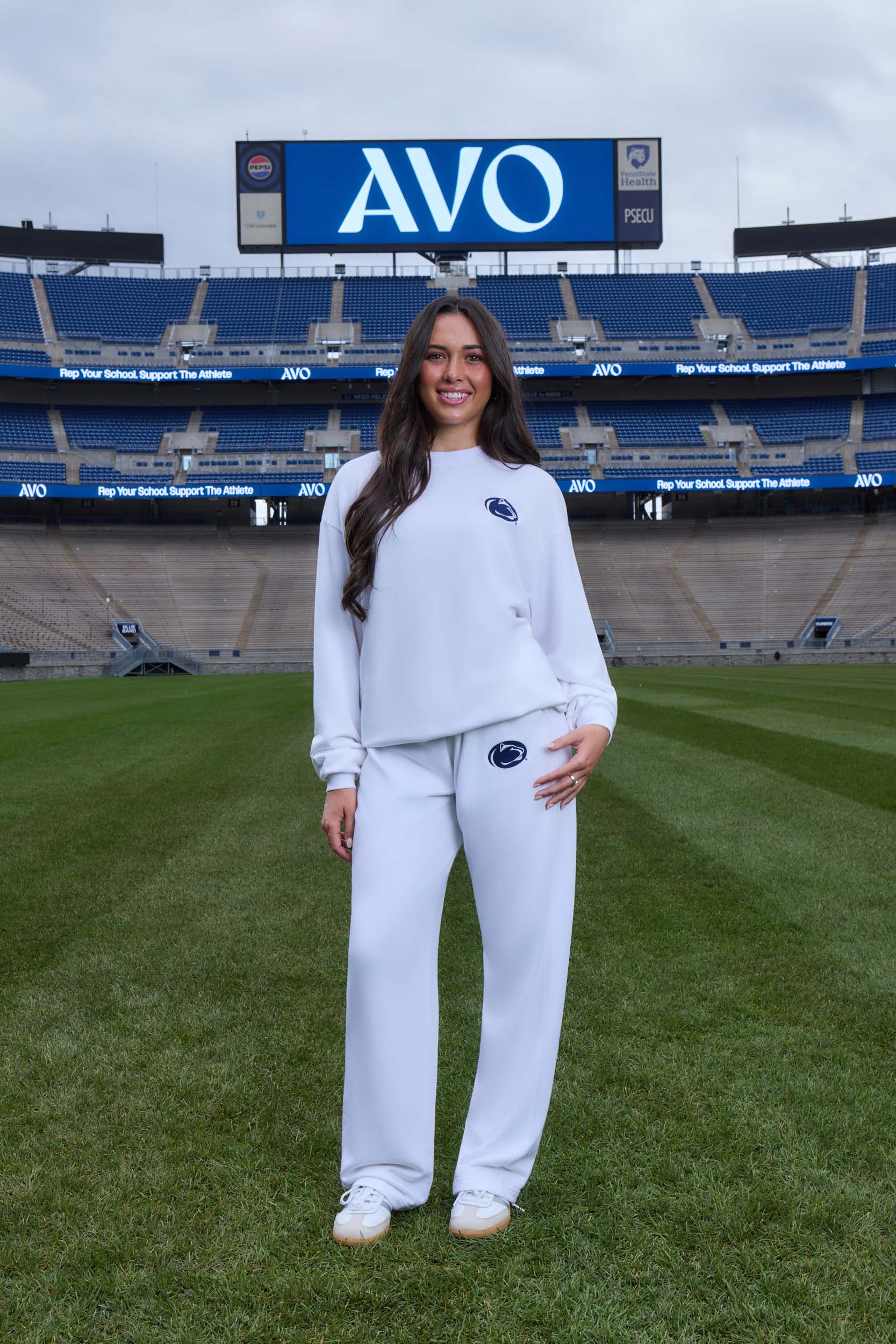Penn State Logo Softest Fleece Straight Leg Womens Sweatpant