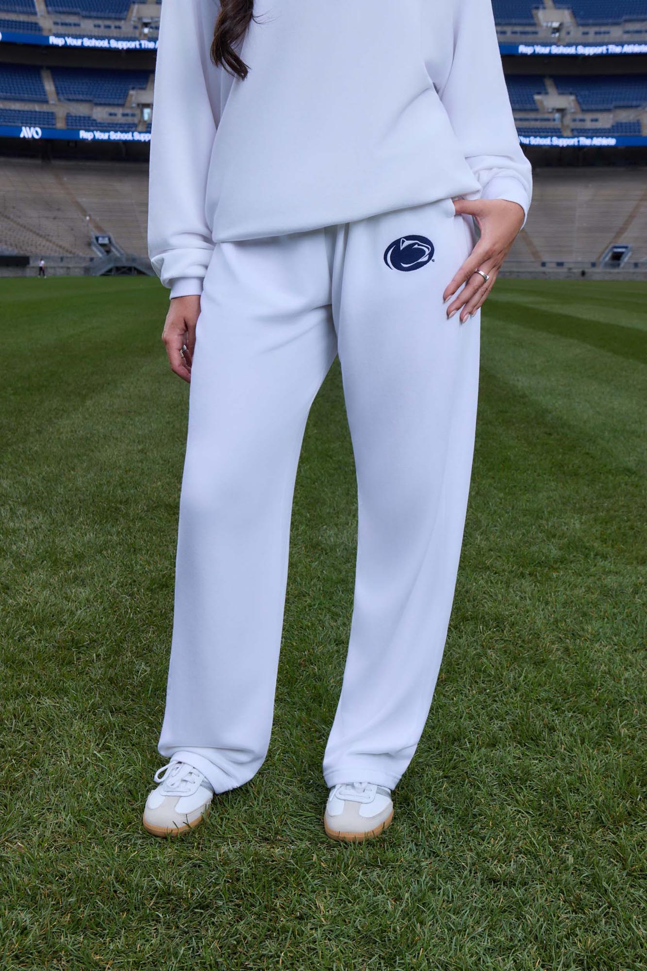 Penn State Logo Softest Fleece Straight Leg Womens Sweatpant