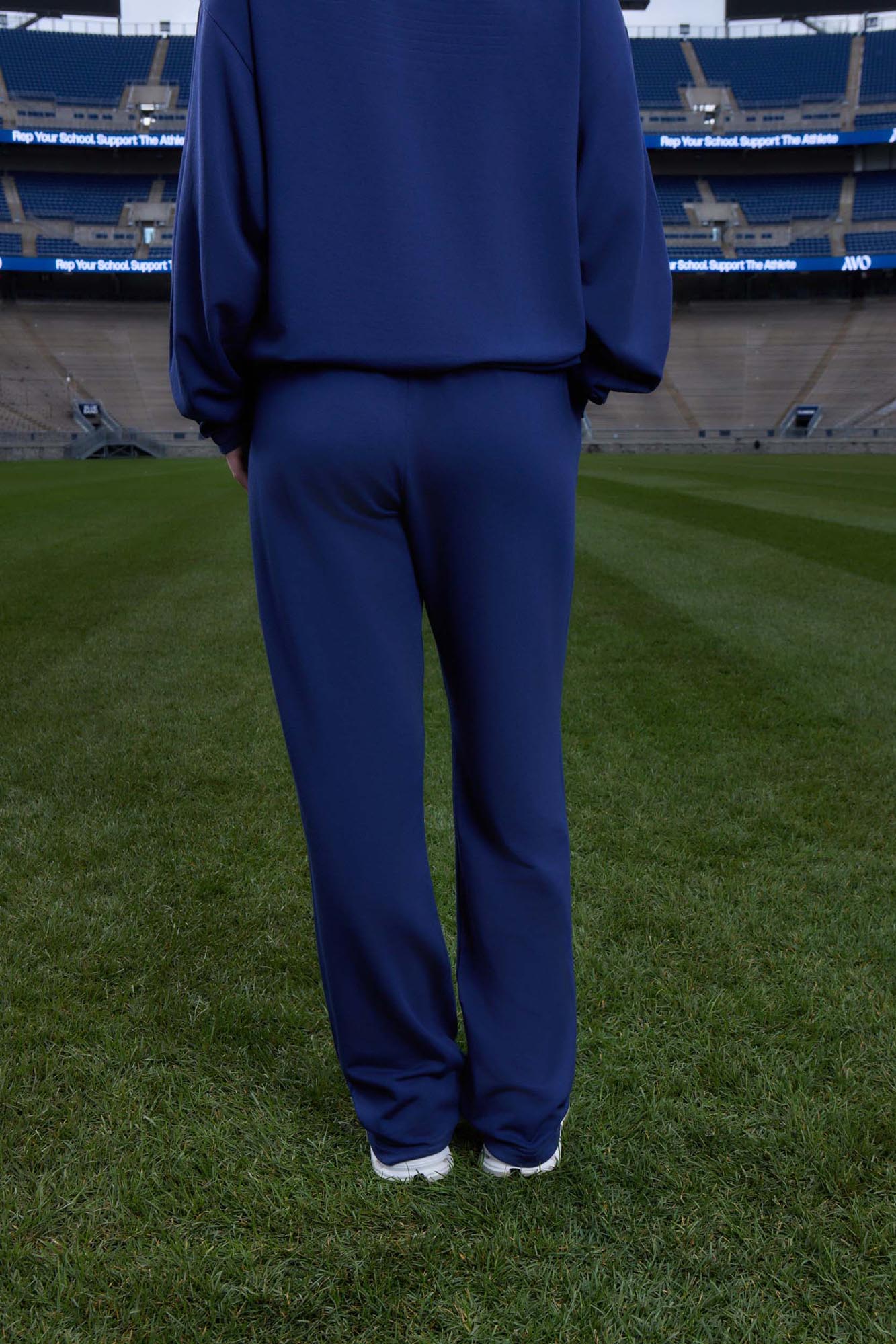 Penn State Logo Softest Fleece Straight Leg Womens Sweatpant