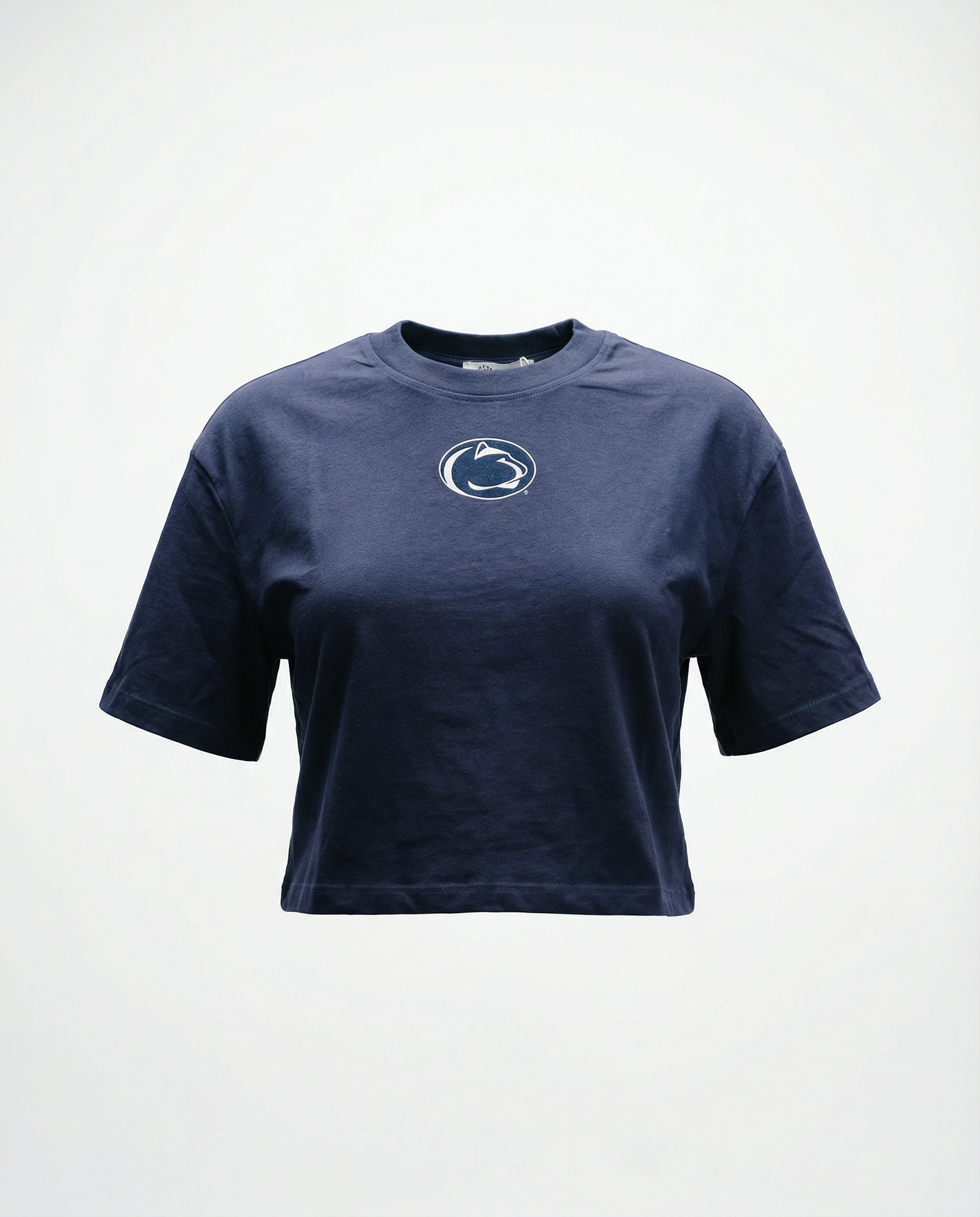 Penn State Logo Cloud Knit Boxy Crop Womens Tee
