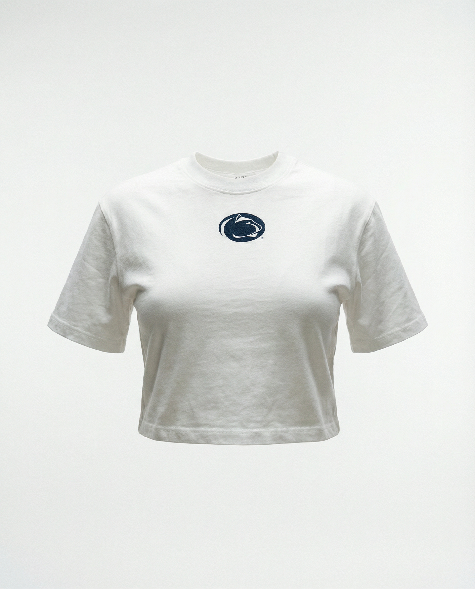Penn State Logo Cloud Knit Boxy Crop Womens Tee
