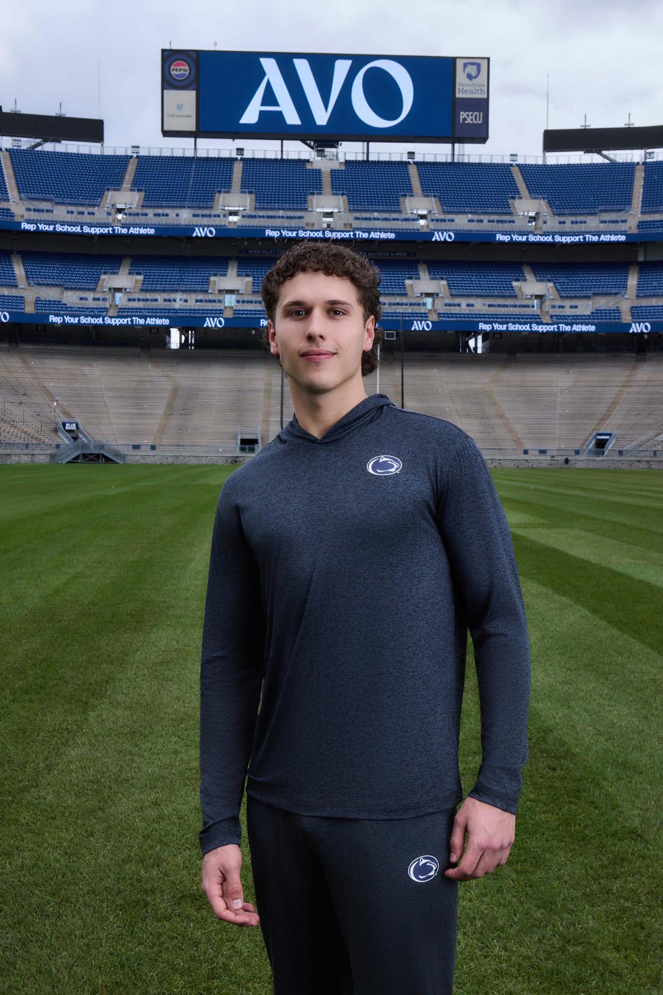 Penn State Logo FlowKnit Mens Hoodie
