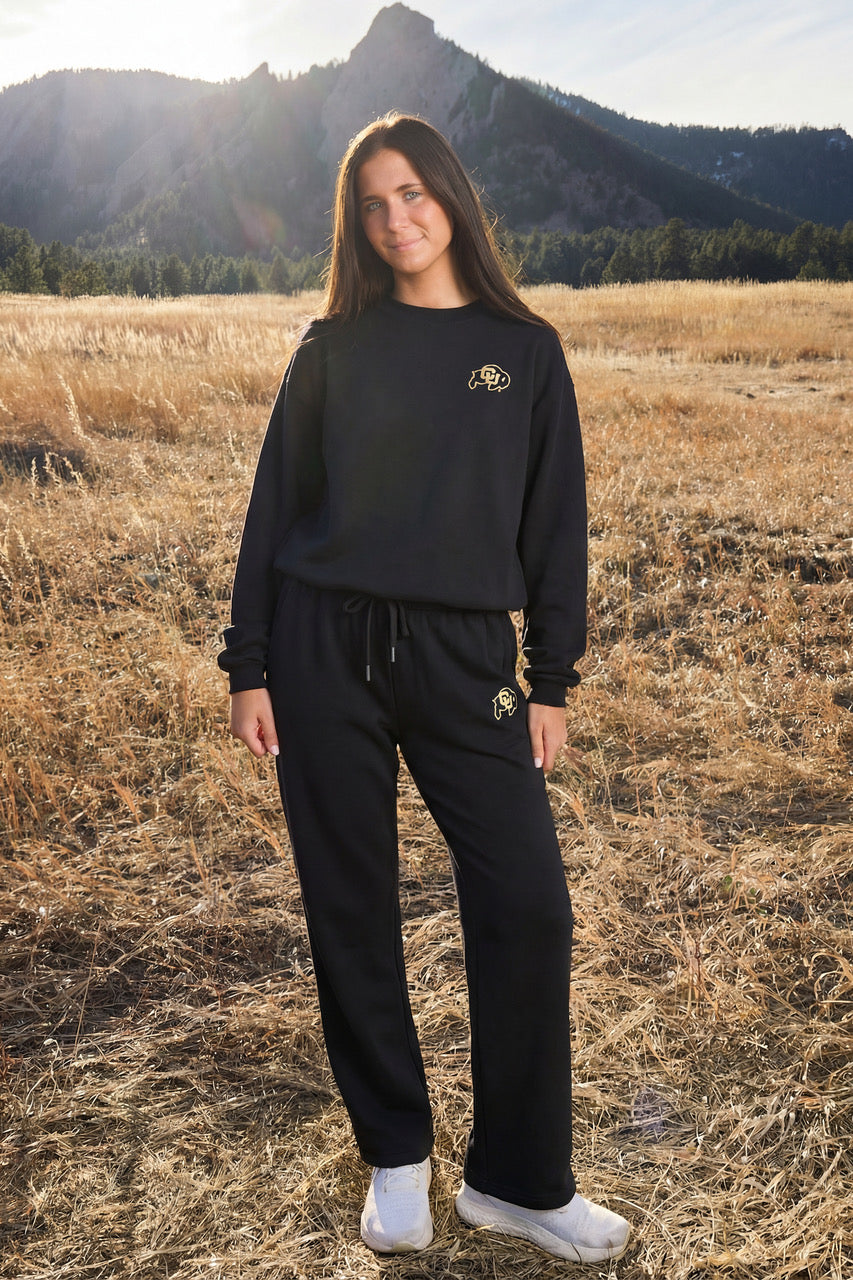 Colorado Logo Softest Fleece Straight Leg Womens Sweatpant