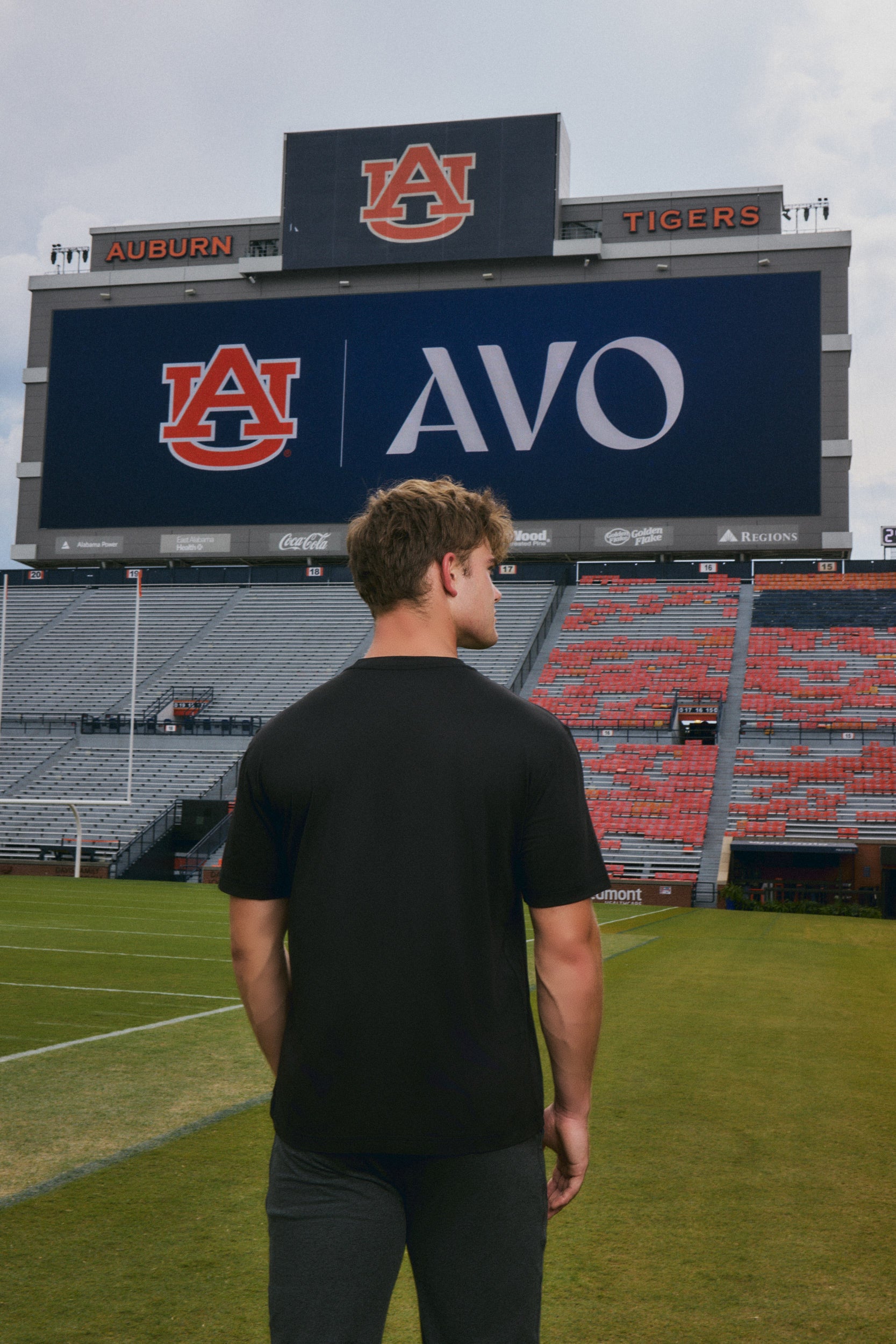 auburn university mens tee black