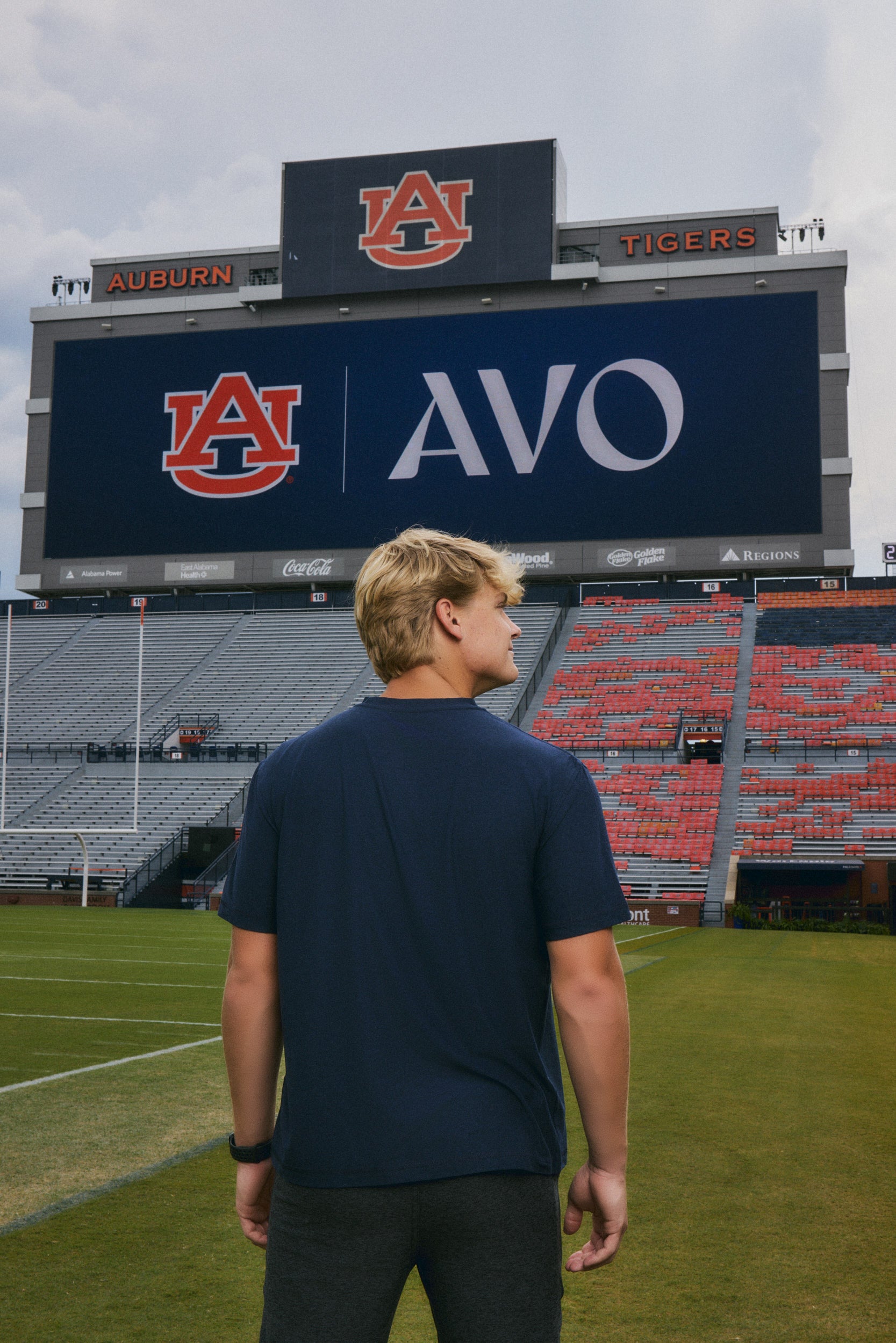 auburn university mens tee navy