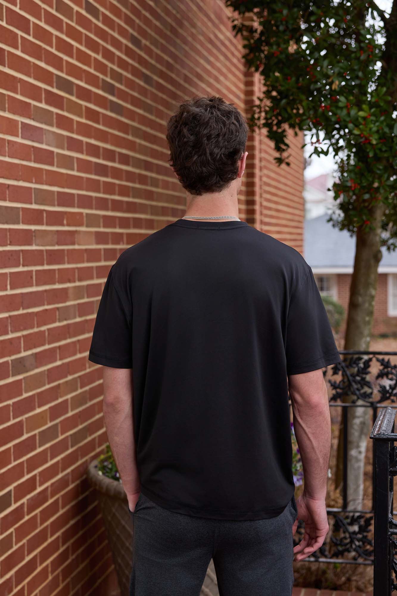 Georgia Logo Flex Form Mens Tee