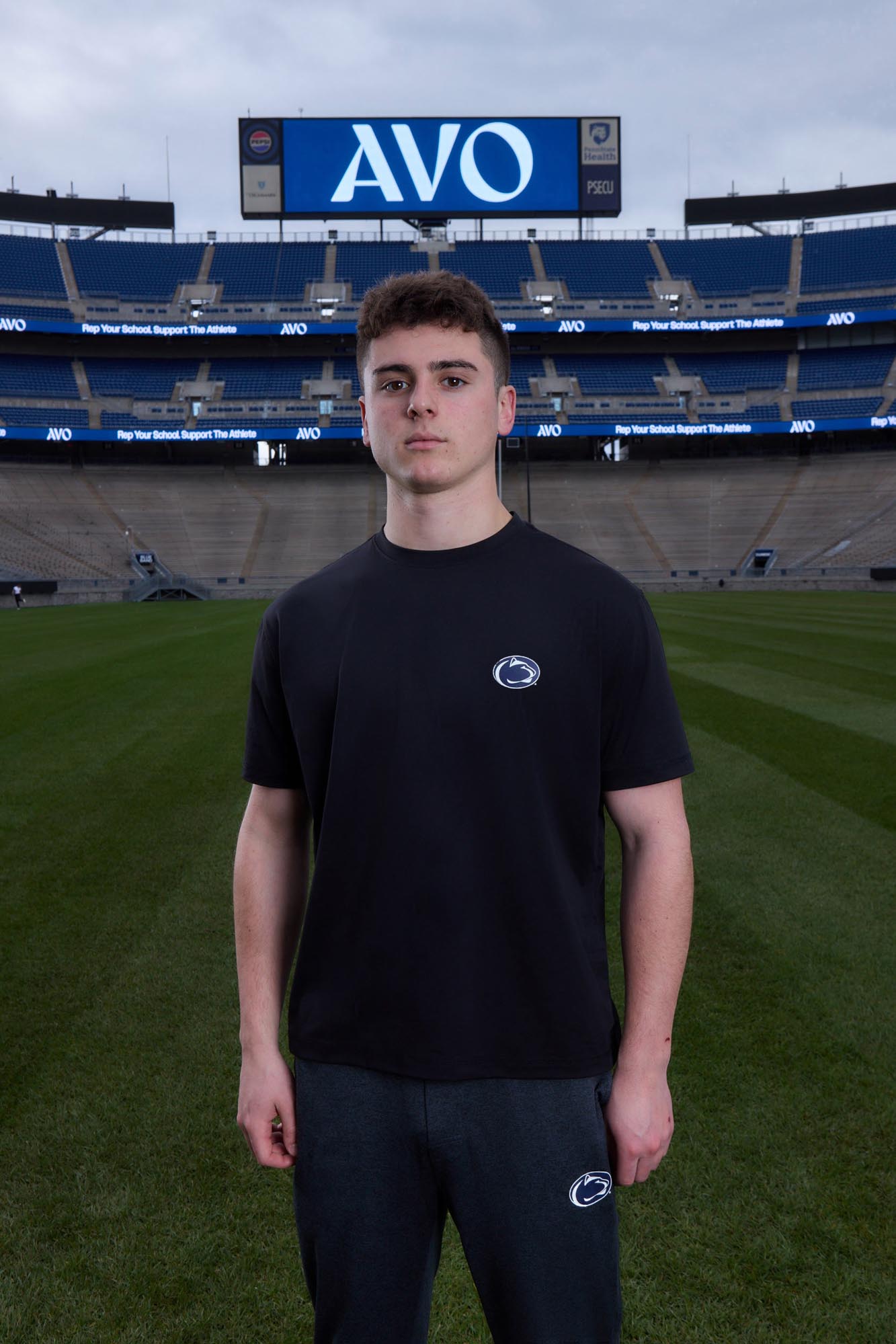 Penn State Logo Flex Form Mens Tee