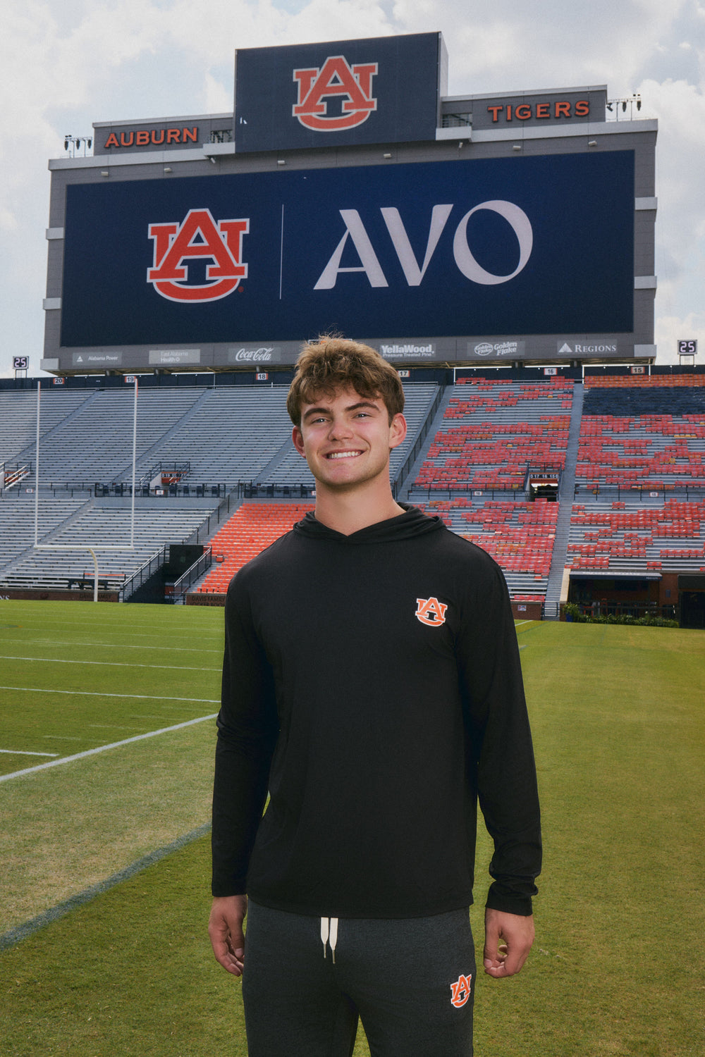 auburn university mens hoodie black