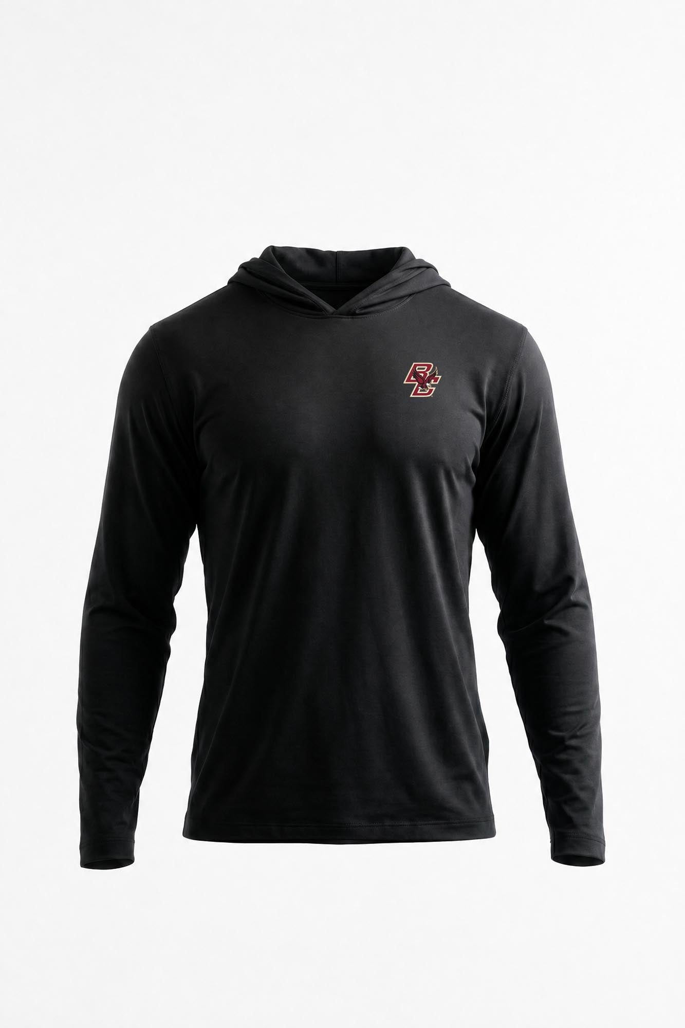 Boston College Logo Flex Form Mens Hoodie