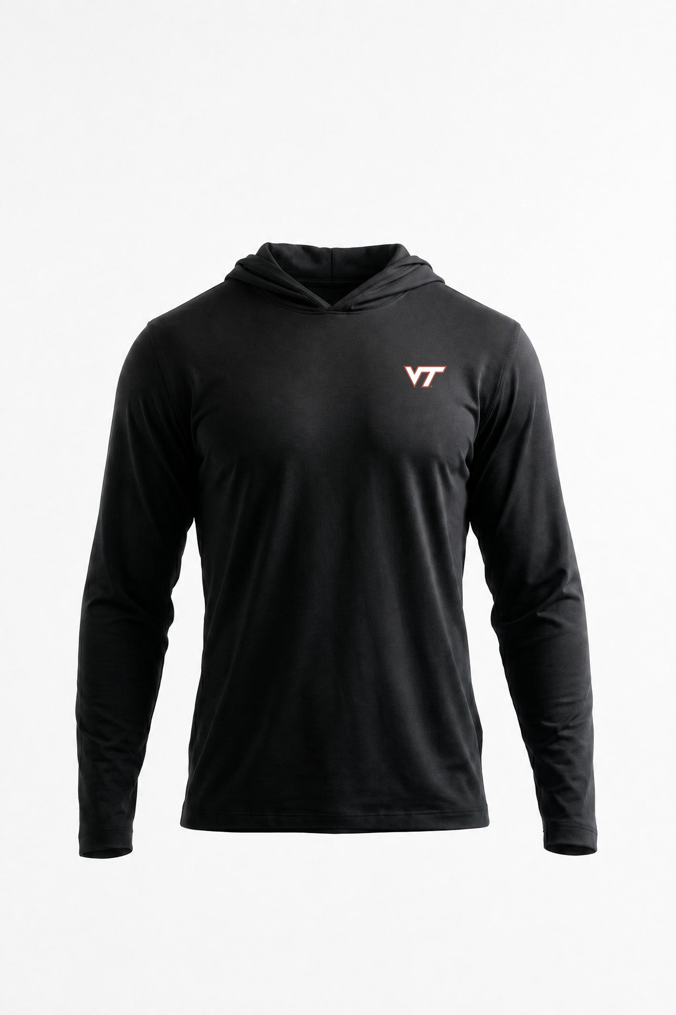 Virginia Tech Logo Flex Form Mens Hoodie