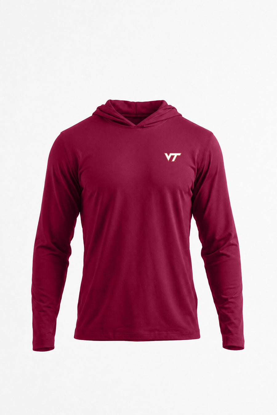 Virginia Tech Logo Flex Form Mens Hoodie