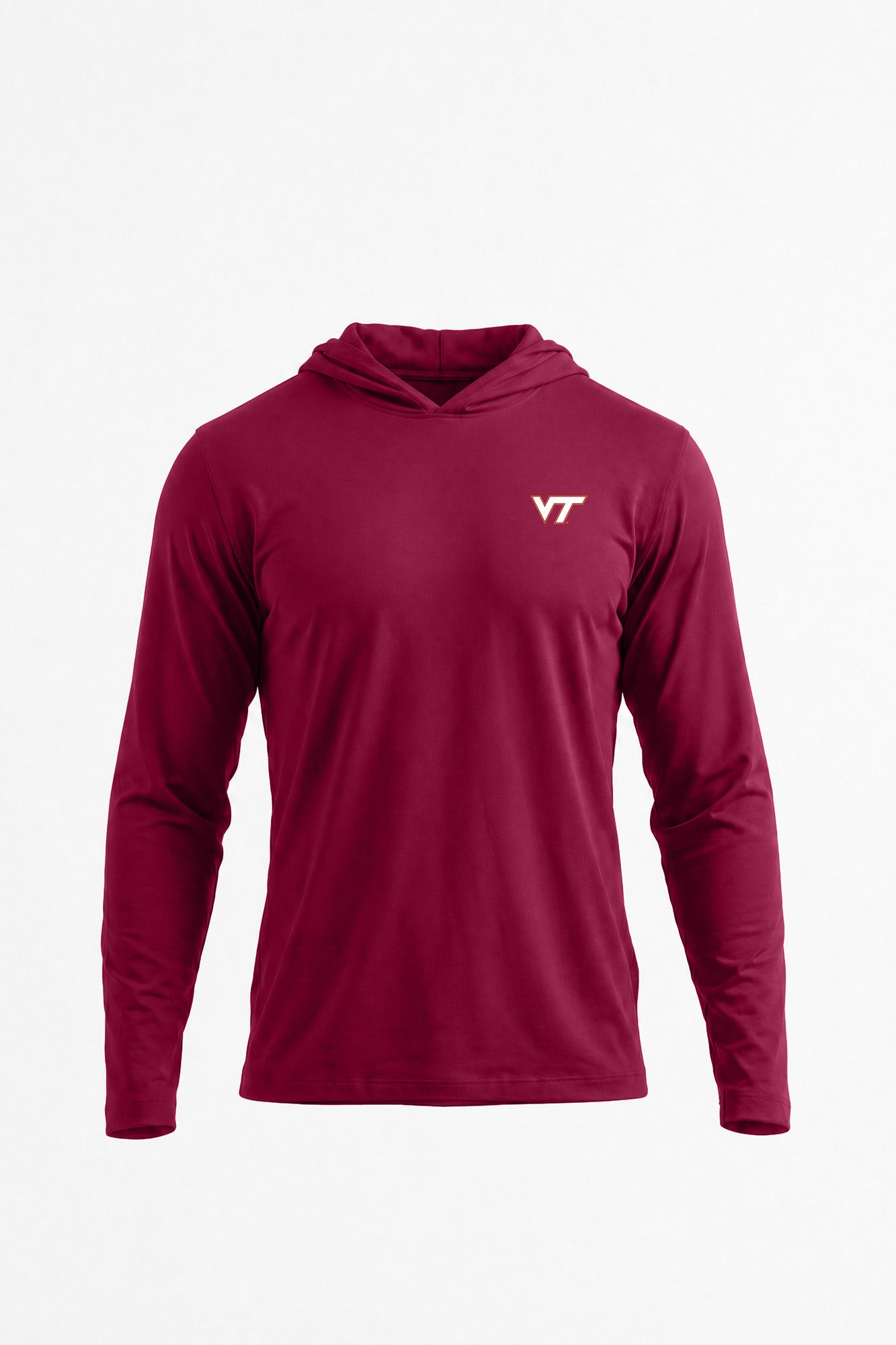 Virginia Tech Logo Flex Form Mens Hoodie
