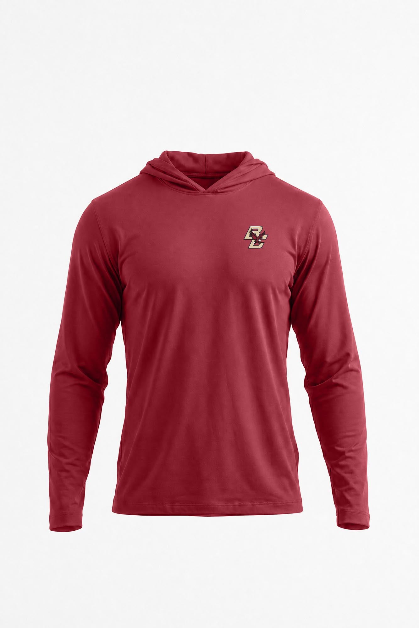 Boston College Logo Flex Form Mens Hoodie
