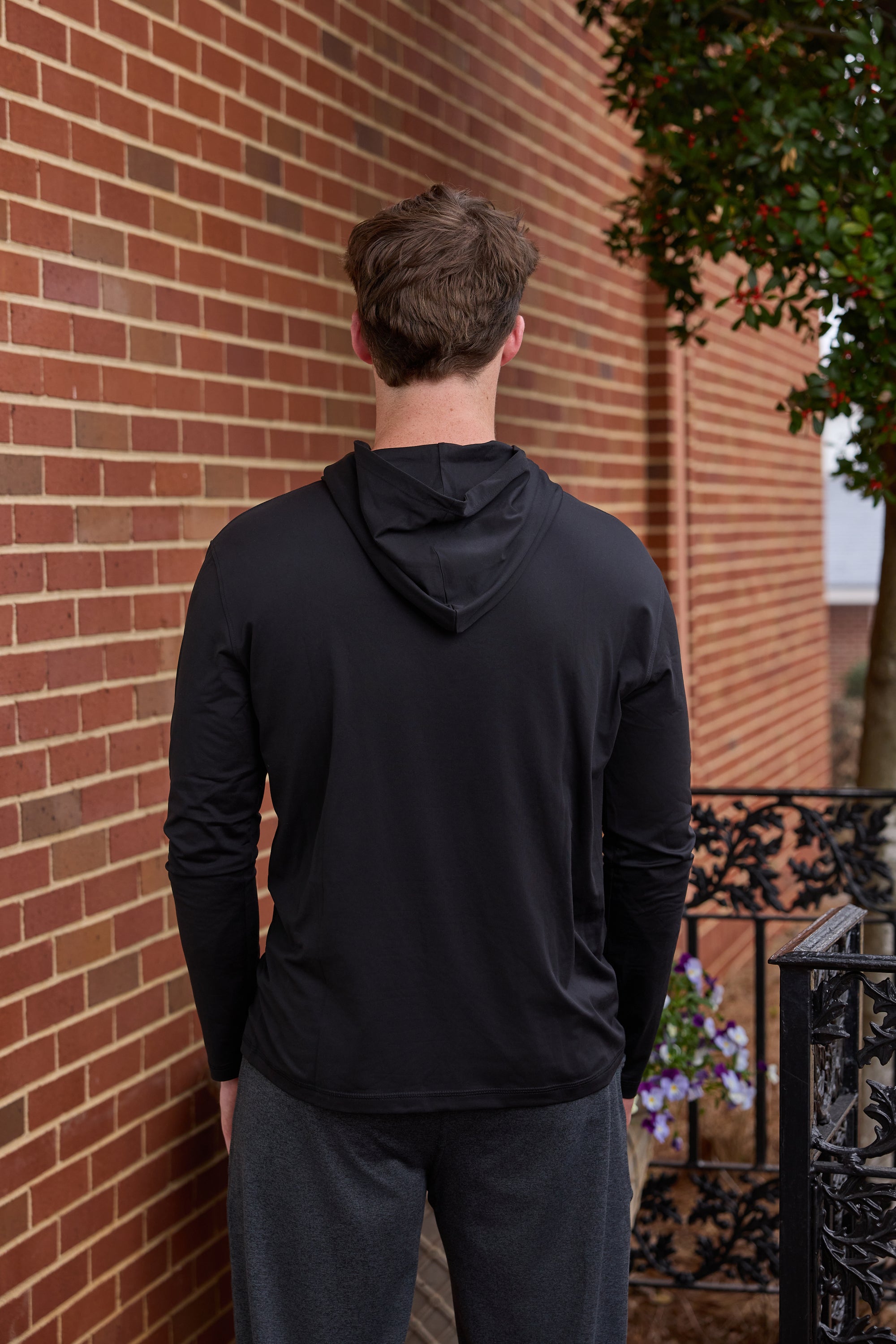 Georgia Logo Flex Form Mens Hoodie