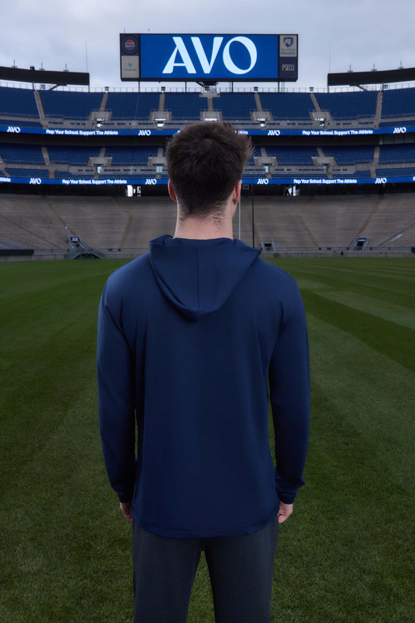 Penn State Logo Flex Form Mens Hoodie