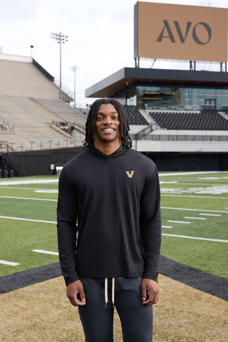 VANDY Logo Flex Form Mens Hoodie