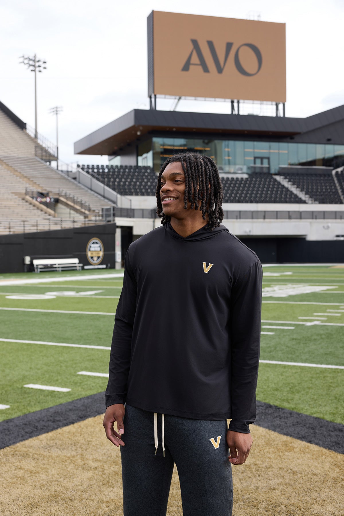 VANDY Logo Flex Form Mens Hoodie