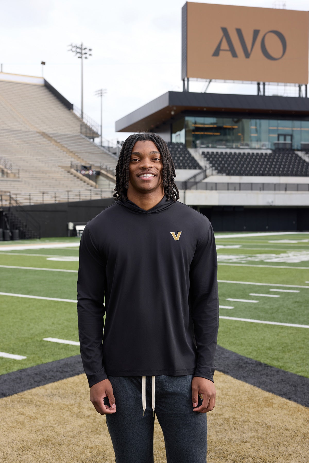 VANDY Logo Flex Form Mens Hoodie