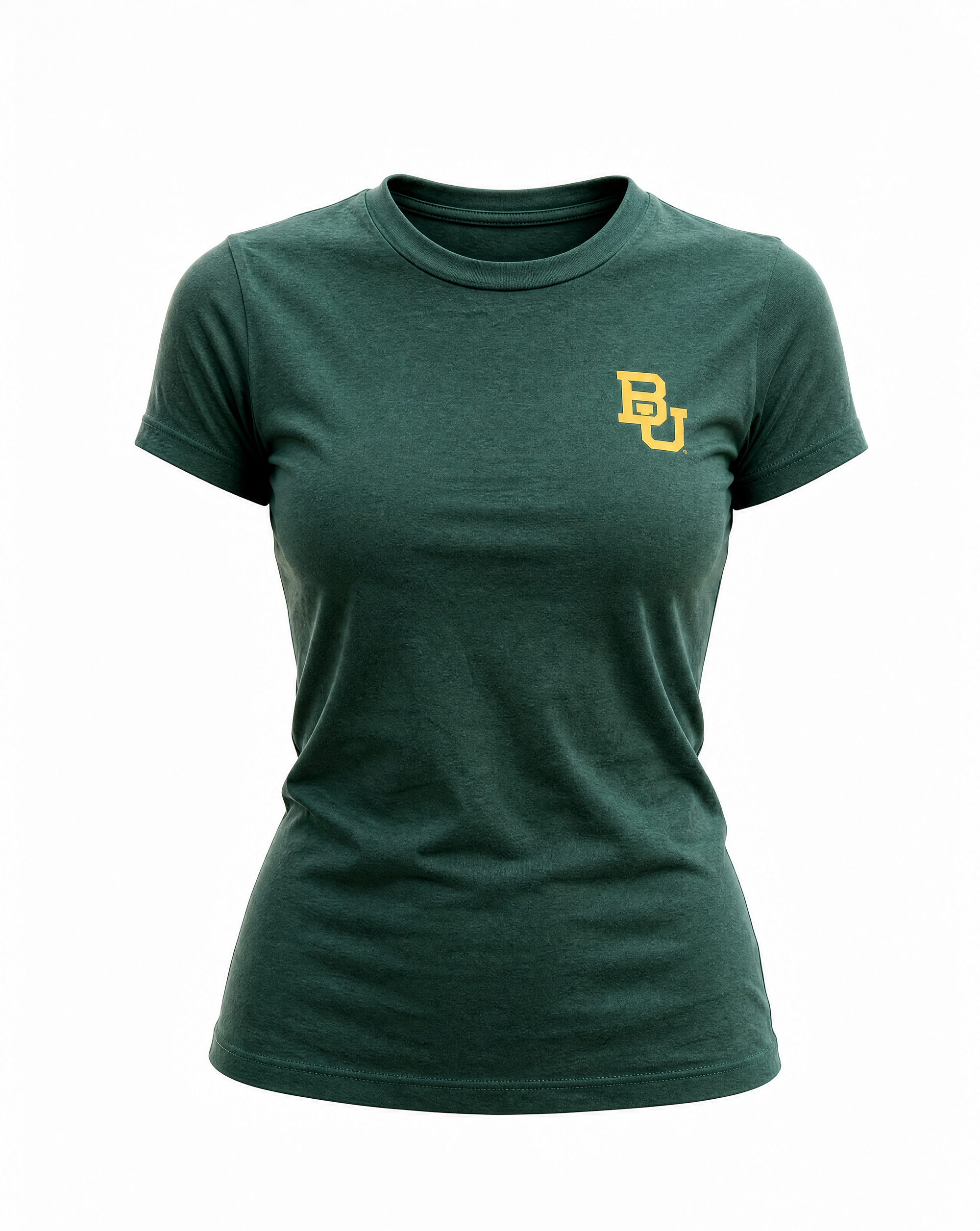 Baylor Logo Cloud Knit Crew Neck Womens Tee