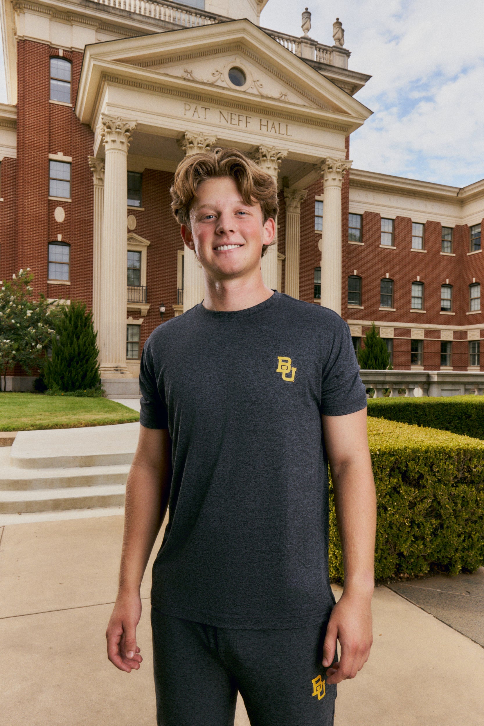 Baylor Logo FlowKnit Mens Tee