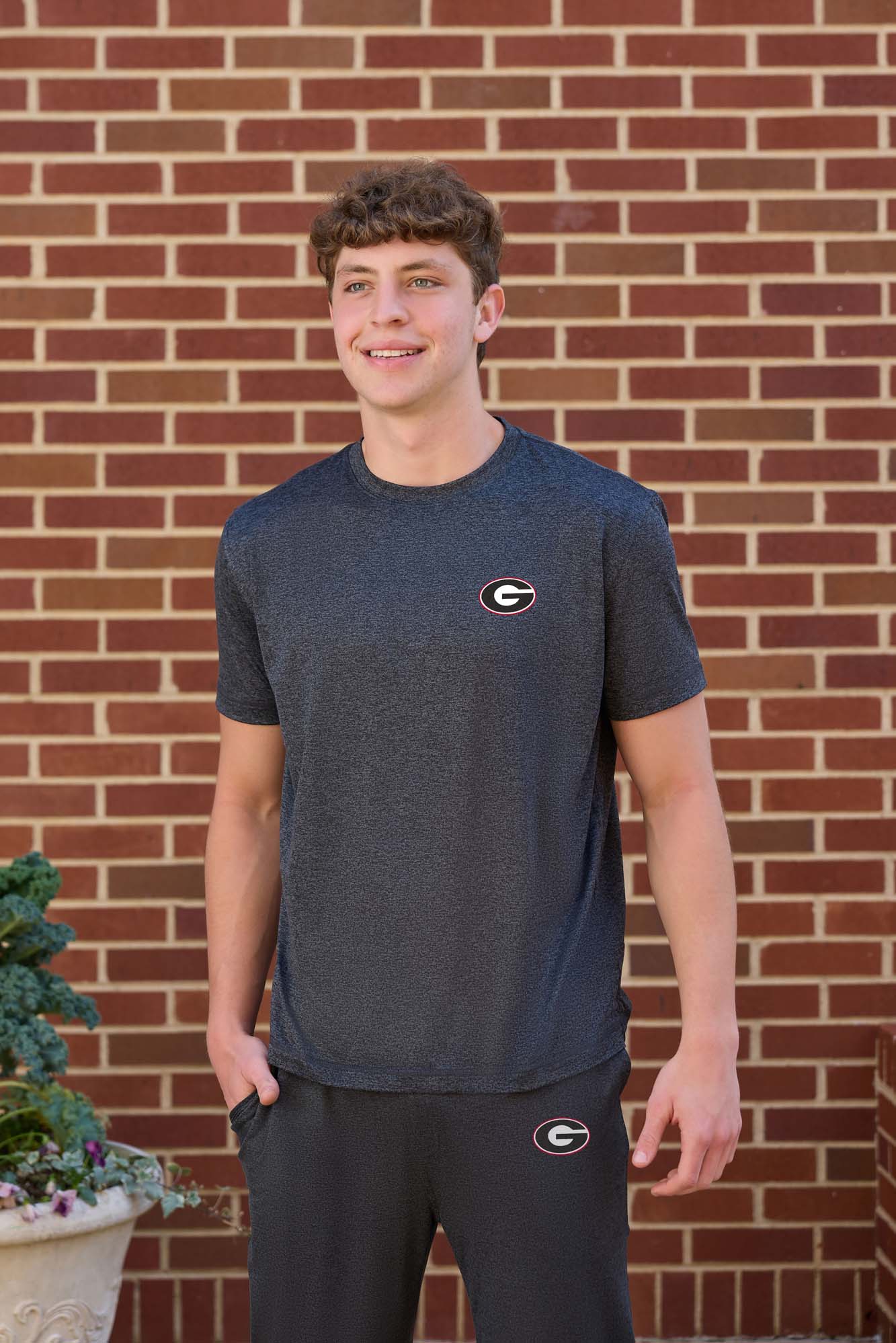 Georgia Logo FlowKnit Mens Tee