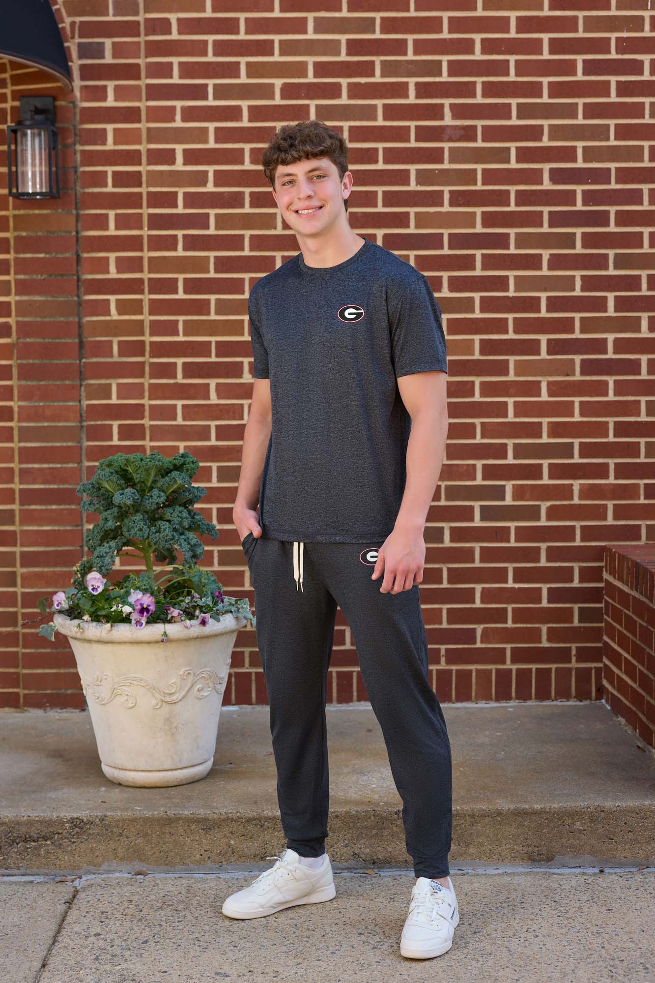 Georgia Logo FlowKnit Mens Tee