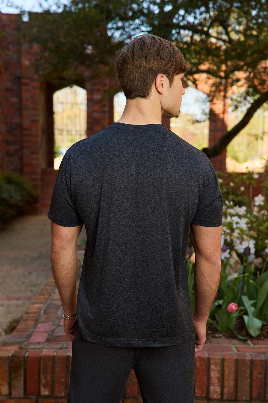 Mississippi State Logo FlowKnit Mens Tee
