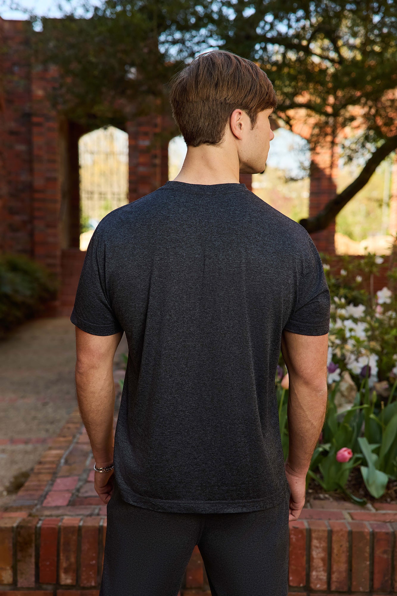 Mississippi State Logo FlowKnit Mens Tee