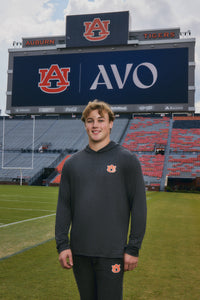 auburn university mens hoodie grey