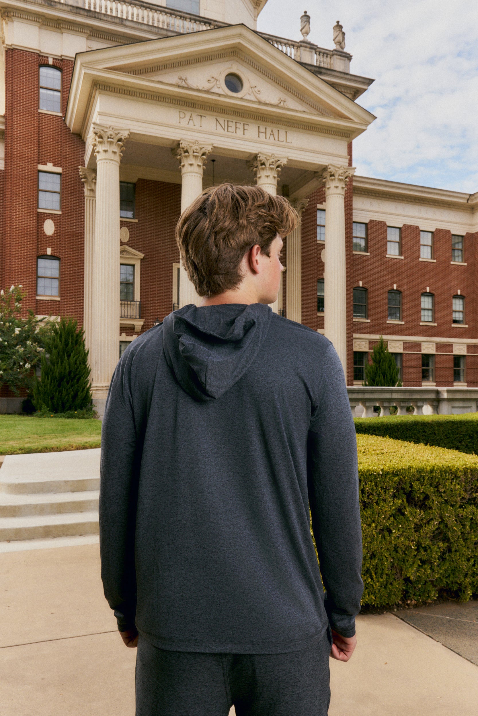 Baylor Logo FlowKnit Mens Hoodie