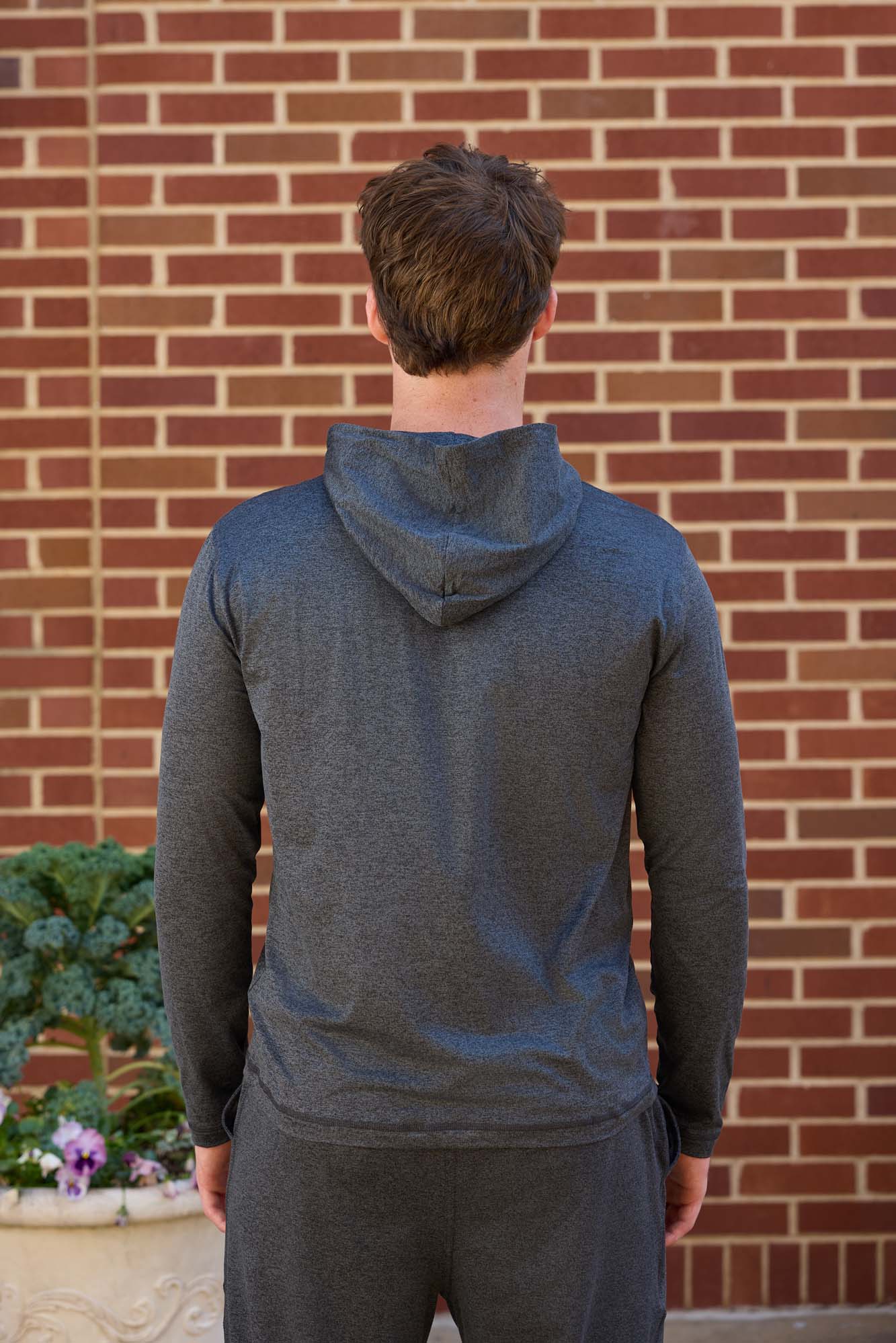 Georgia Logo FlowKnit Mens Hoodie