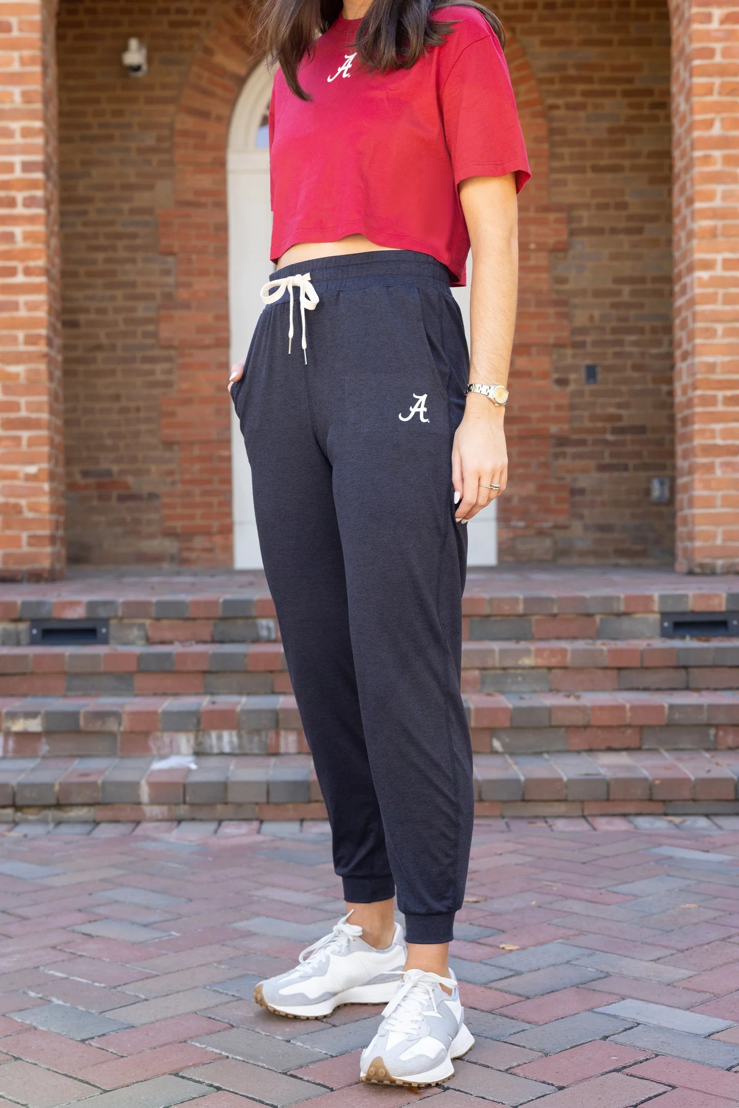 Logo Cloudknit Jogger in Black