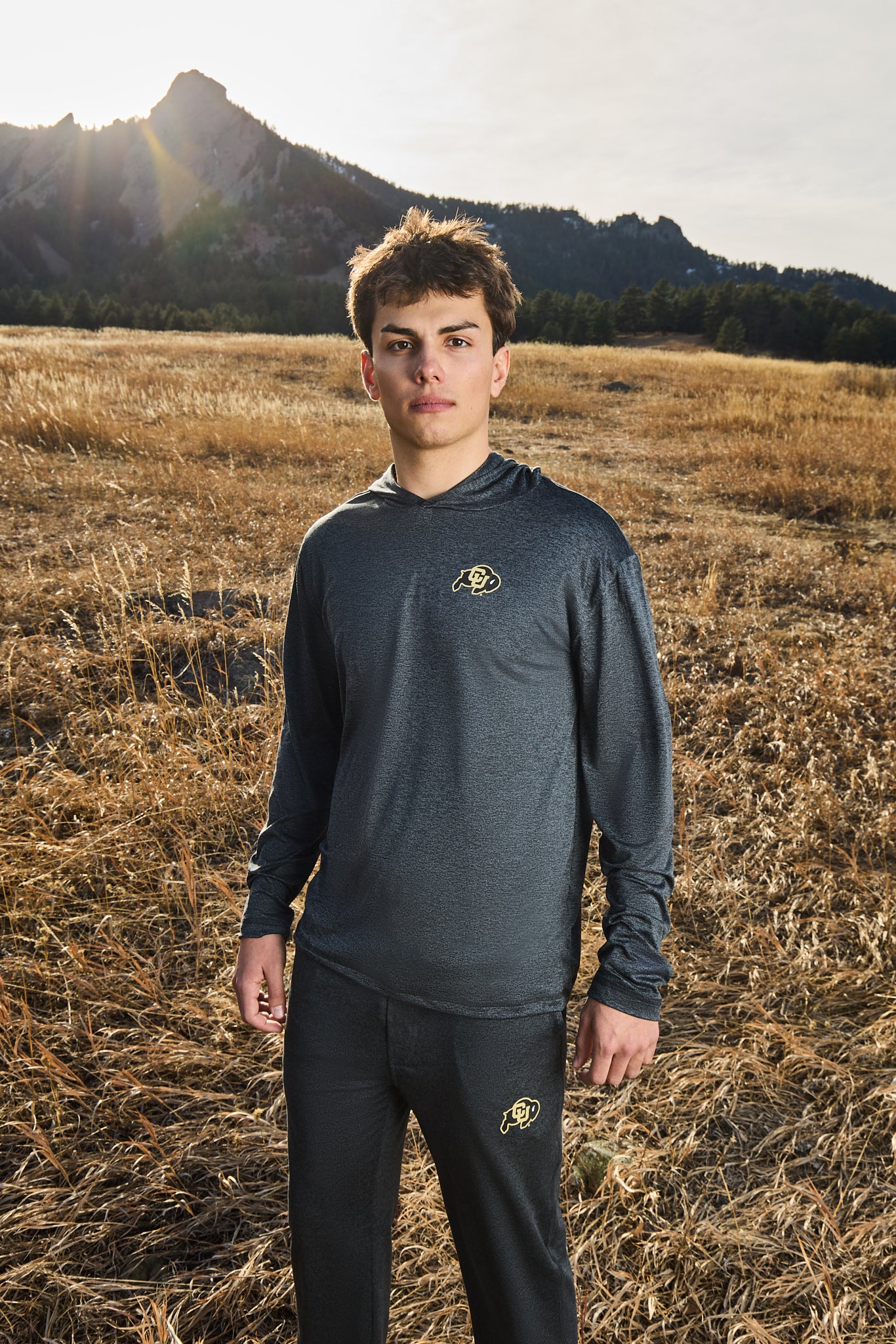 Colorado Logo FlowKnit Mens Hoodie