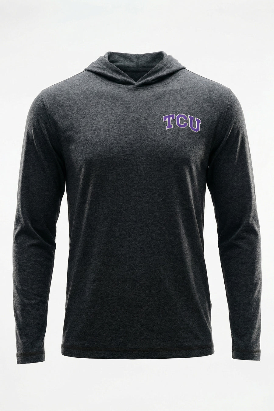 TCU Logo FlowKnit Mens Hoodie