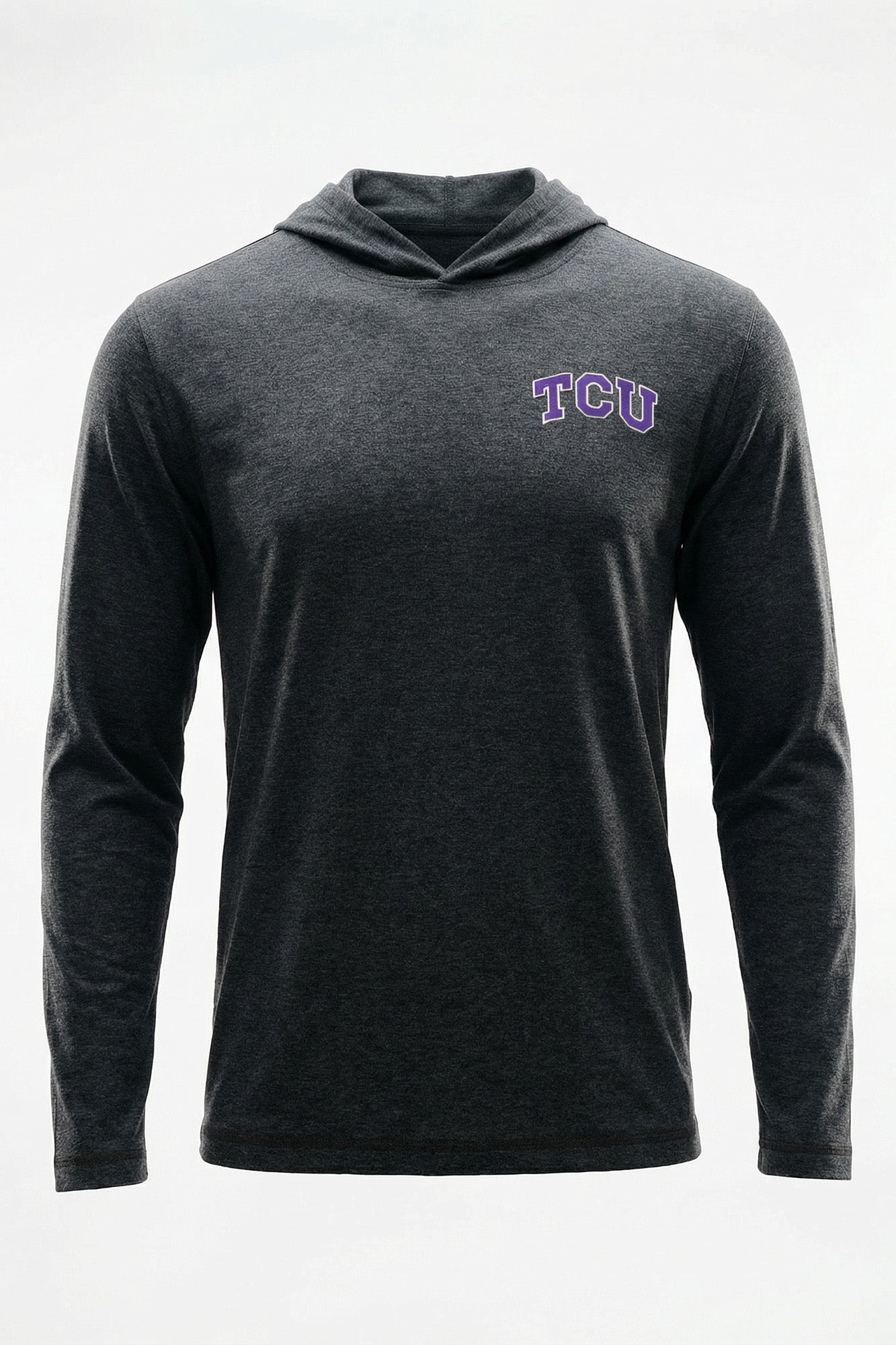 TCU Logo FlowKnit Mens Hoodie