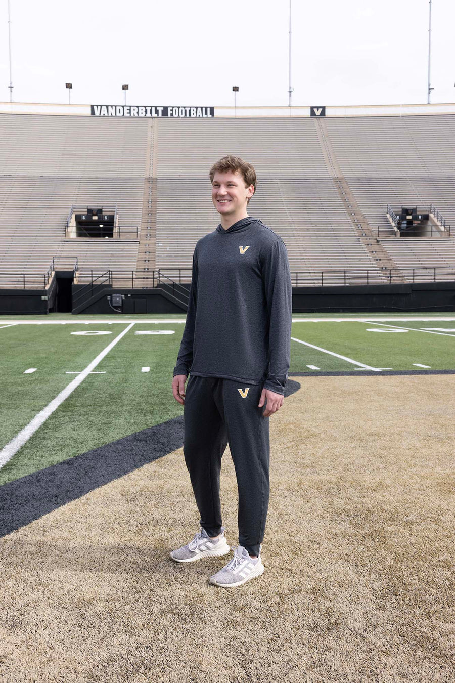 VANDY Logo FlowKnit Mens Hoodie
