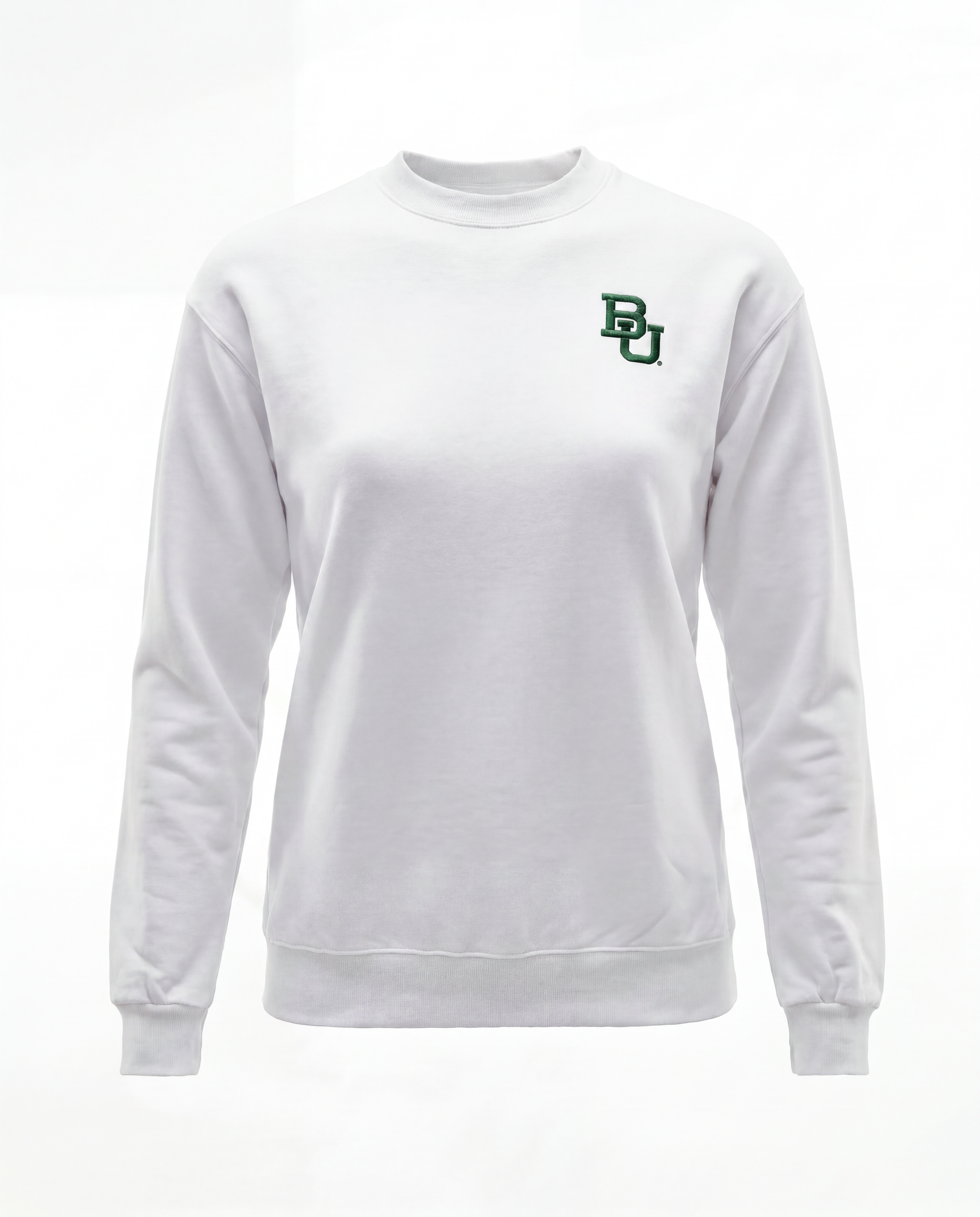 Baylor Logo Softest Fleece Crewneck Womens Sweatshirt