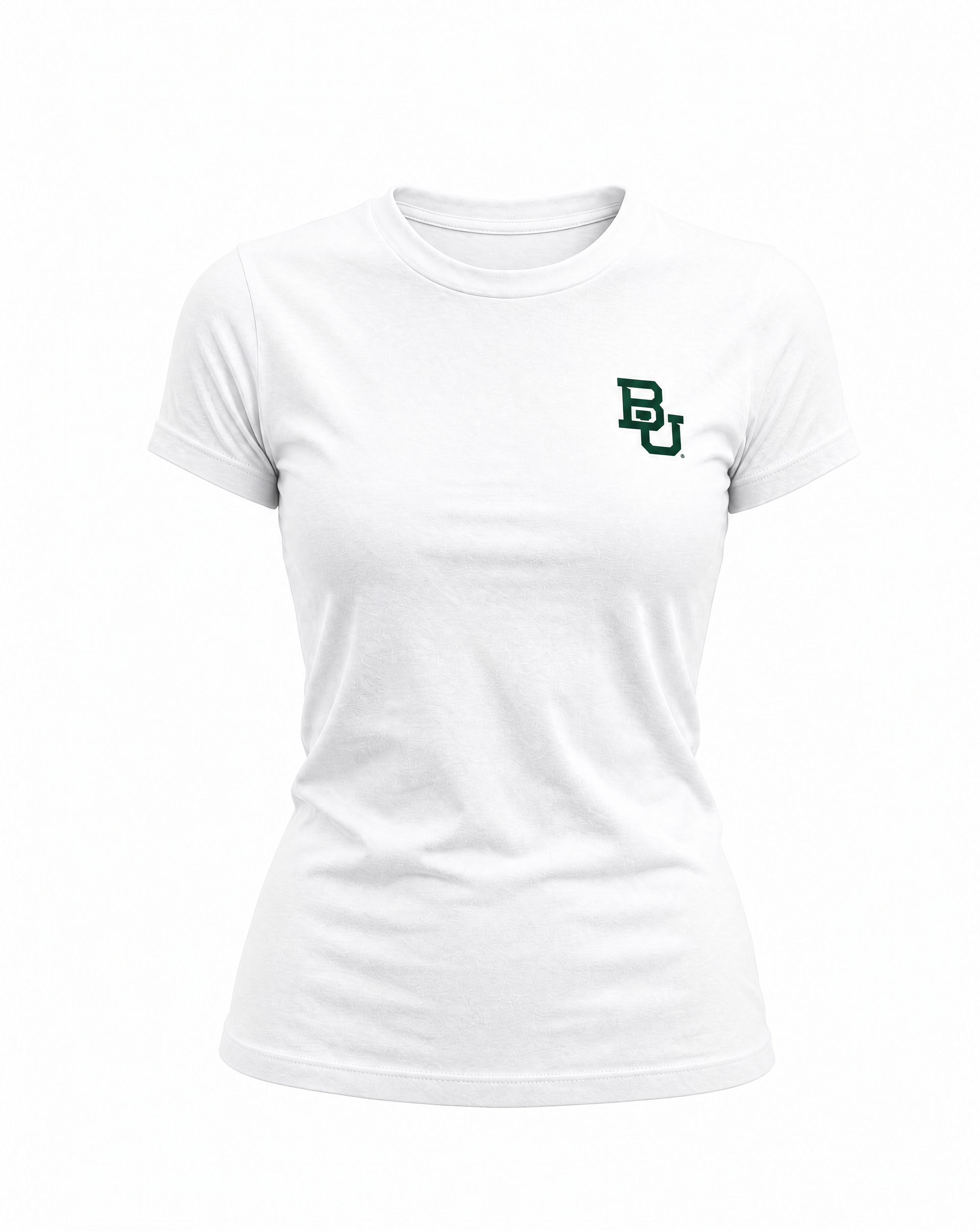 Baylor Logo Cloud Knit Crew Neck Womens Tee