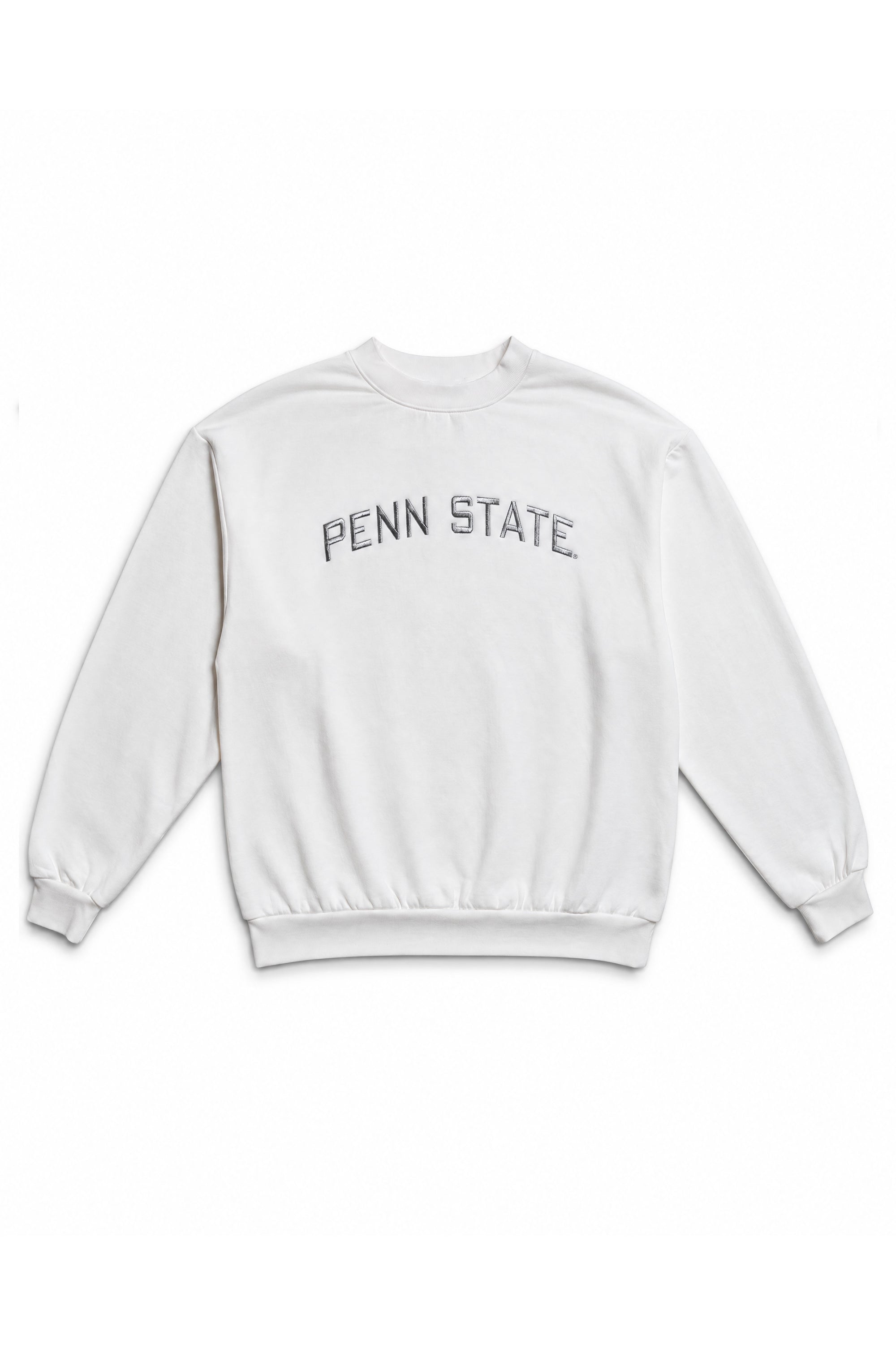 Penn State Women's Softest Fleece Crewneck with Silver Embroidered Vault Logo