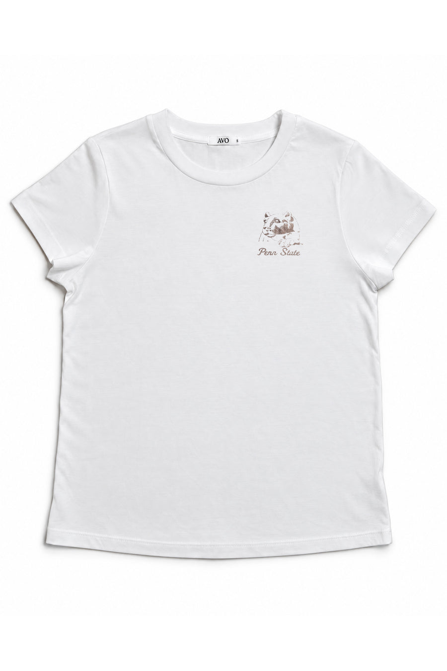 white penn state tee vintage logo from AVO