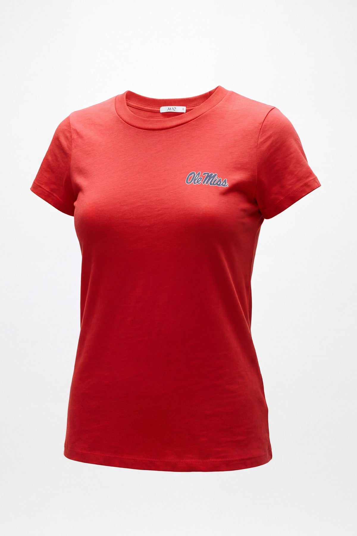 Ole Miss Logo Cloud Knit Crew Neck Womens Tee
